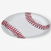 ビッグホワイト野球 ペーパープレート (アングル)