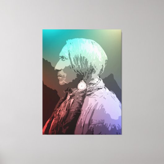 ビッグホース – サザンシェイアン キャンバスプリント (正面)