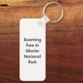 ビッグホーン羊の写真キーチェーン キーホルダー (裏面)