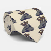 ビッグホーン羊アメリカ西部野生動物 ネクタイ (ロール)