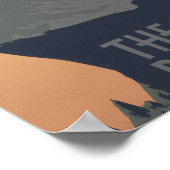 ビッグホーン羊アメリカ西部野生動物 ポスター (角)