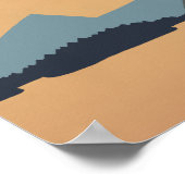 ビッグホーン羊アメリカ西部野生動物 ポスター (角)