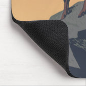 ビッグホーン羊アメリカ西部野生動物 マウスパッド (コーナー)