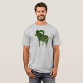 ビッグホーン・シープ・ツリー Tシャツ (正面フル)