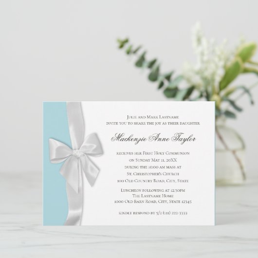 ビッグボウ第一聖餐式 招待状 (スタンド正面)