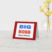 ビッグボスハッピーバースデーカード カード (黄色い花)