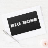 ビッグボスバンパーステッカー 長方形シール (封筒)