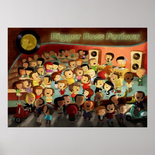 ビッグボスレゲエパーティー ポスター (正面)