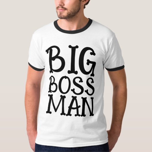 ビッグボスMAN Tシャツリンガー – シャツ (正面)