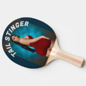 ビッグボトム美しいテールスティンガー卓球ラケット 卓球ラケット (横)