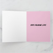 ビッグボトム美しいハッピーバレンタインデービッグカード サンキューカード (内部)