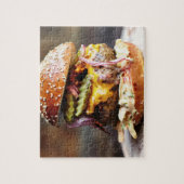 ビッグボブの美味しいバーガーパズル ジグソーパズル (縦)