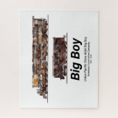 ビッグボーイヴィンテージ蒸気列車アメリカ機関車 ジグソーパズル (縦)