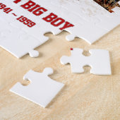 ビッグボーイヴィンテージ蒸気列車アメリカ機関車 ジグソーパズル (側面)