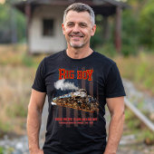 ビッグボーイヴィンテージ蒸気列車アメリカ機関車 Tシャツ