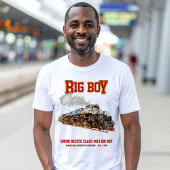 ビッグボーイヴィンテージ蒸気列車アメリカ機関車 Tシャツ