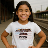 ビッグボーイヴィンテージ蒸気列車アメリカ機関車 Tシャツ