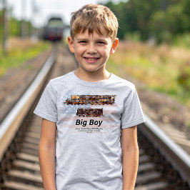 ビッグボーイヴィンテージ蒸気列車アメリカ機関車 Tシャツ