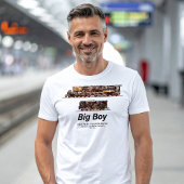 ビッグボーイヴィンテージ蒸気列車アメリカ機関車 Tシャツ