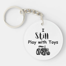ビッグボーイ引用文：私はまだ遊おもちゃと（トラクター） キーホルダー