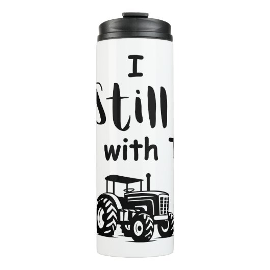 ビッグボーイ引用文:私はまだ遊おもちゃと(トラクター) タンブラー (正面)