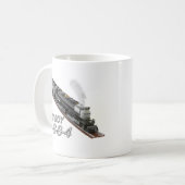 ビッグボーイ機関車両面プリントマグ コーヒーマグカップ (正面左)
