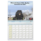 ビッグボーイ4014カレンダーカンザス カレンダー (1月 2027)