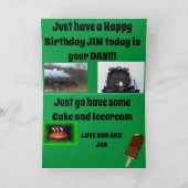 ビッグボーイ4014 カード (内部)