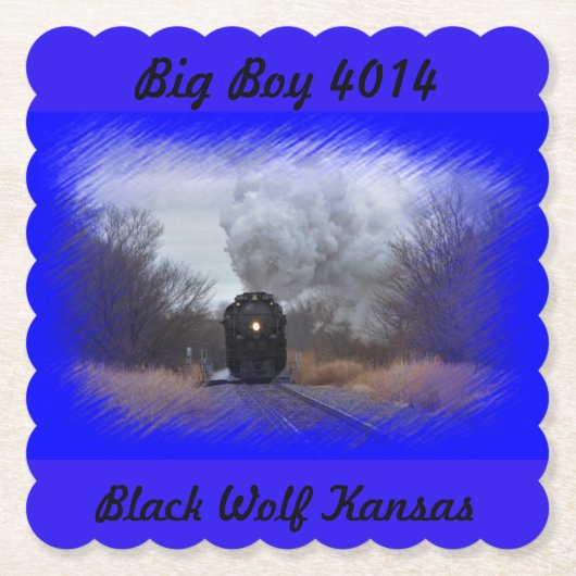 ビッグボーイ4014 ペーパーコースター (正面)