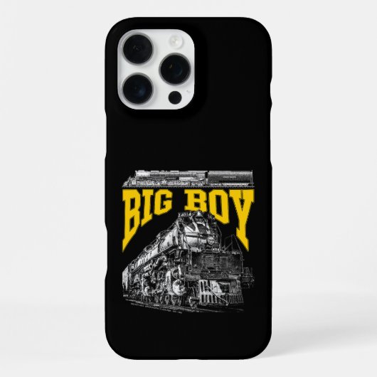 ビッグボーイ4014 ユニオン・パシフィック鉄道クラス4000 蒸気機関車 iPhoneケース (裏面)