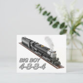 ビッグボーイ 4-8-8-4 蒸気機関車 ポストカード (スタンド正面)