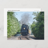 ビッグボーイNo. 4014蒸気機関車はがき ポストカード (正面/裏面)