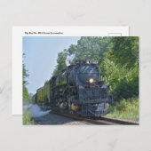 ビッグボーイNo. 4014蒸気機関車はがき ポストカード (正面/裏面)