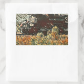 ビッグボーイNo. 4014電車のステッカー 長方形シール (バッグ)