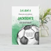 ビッグボールスポーツパーティーデザイン 招待状 (スタンド正面)