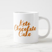 ビッグマイクロ波マグカップ(チョコレートケートマグケーキレシピ) ジャンボコーヒーマグカップ (右)