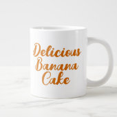 ビッグマイクロ波マグカップ(バナナマグケーキレシピ) ジャンボコーヒーマグカップ (右)