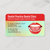 ビッグマウスアクアブルーデンタルアポイントメントリマインダー 予約カード (正面)