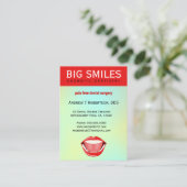 ビッグマウスアクアラージデンタルアポイントメントリマインダー 予約カード (スタンド正面)