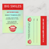 ビッグマウスアクアラージデンタルアポイントメントリマインダー 予約カード (正面/裏面)