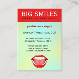 ビッグマウスアクアラージデンタルアポイントメントリマインダー 予約カード