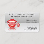 ビッグマウスシルバーグレイプロフェッショナル歯歯科 名刺 (正面)