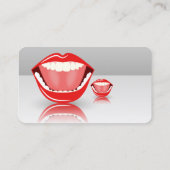 ビッグマウスシルバーグレイプロフェッショナル歯歯科 名刺 (裏面)