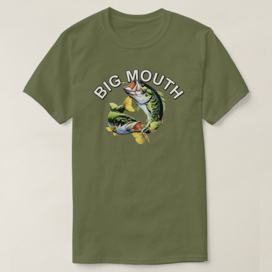 ビッグマウスバス Tシャツ (デザイン正面)