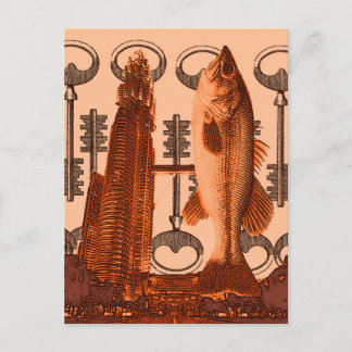 ビッグマウス建物 ポストカード