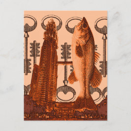 ビッグマウス建物 ポストカード