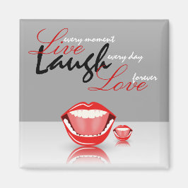 ビッグマウス生笑いスクエア冷蔵庫用マグネット マグネット