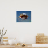 ビッグマウス魚釣り ポスター (キッチン)