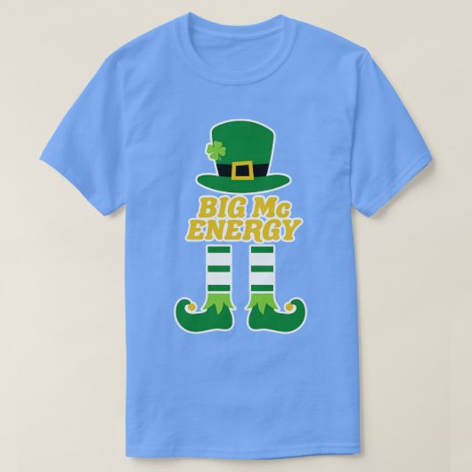 ビッグマックエナジーアイリッシュ姓St patricks day1 Tシャツ (デザイン正面)