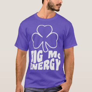 ビッグマックエナジーSt patricks dayアイリッシュラストネームスタ Tシャツ